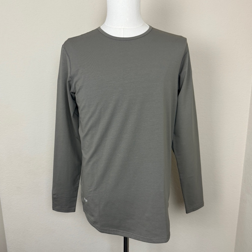 BYLT BASICS Drop Cut Lux Mens Long Sleeve | Sage Green | Small
